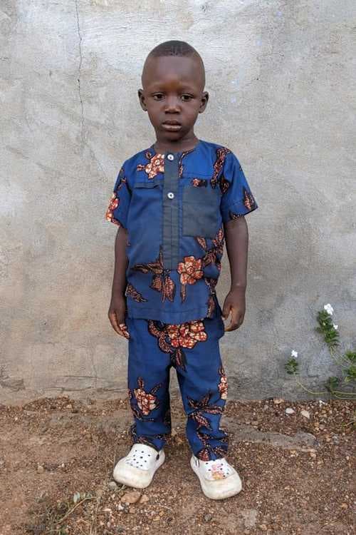 An unsponsored boy named Piyabalo from Togo who lives in an AIDS-affected area, is vulnerable to exploitation and has waited 67 days for a sponsor.