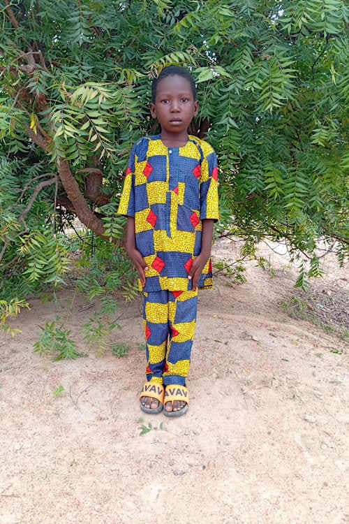 An unsponsored boy named Adama from Burkina Faso who lives in an AIDS-affected area, is vulnerable to exploitation and has waited 615 days for a sponsor.