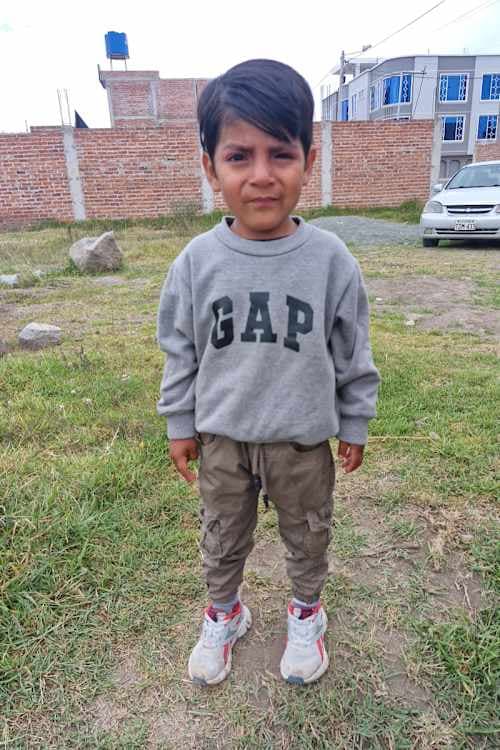 An unsponsored boy named Eythan from Ecuador who has waited 601 days for a sponsor.