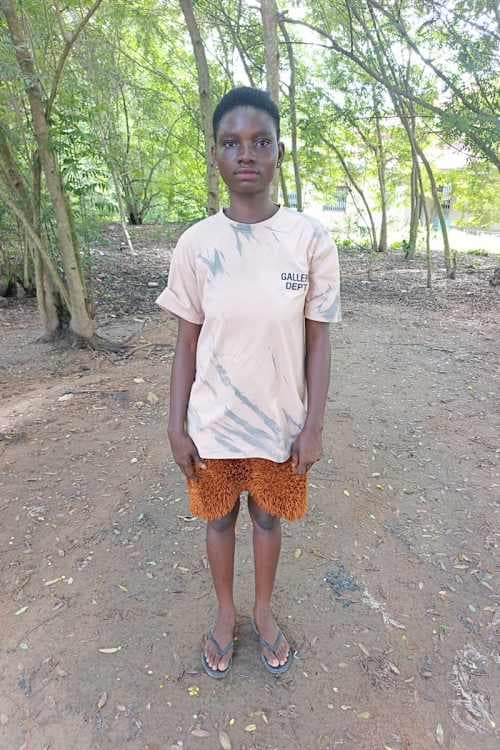 An unsponsored girl named Abena from Ghana who lives in an AIDS-affected area and has waited 317 days for a sponsor.