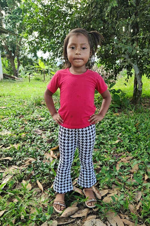 An unsponsored girl named Jade from Ecuador who has waited 618 days for a sponsor.