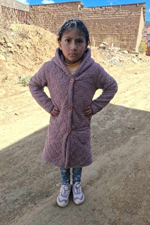 An unsponsored girl named Anahi from Bolivia who has waited 579 days for a sponsor.