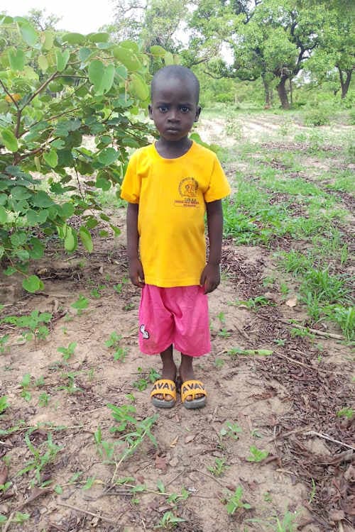 An unsponsored boy named Samuel from Burkina Faso who lives in an AIDS-affected area, is vulnerable to exploitation and has waited 616 days for a sponsor.