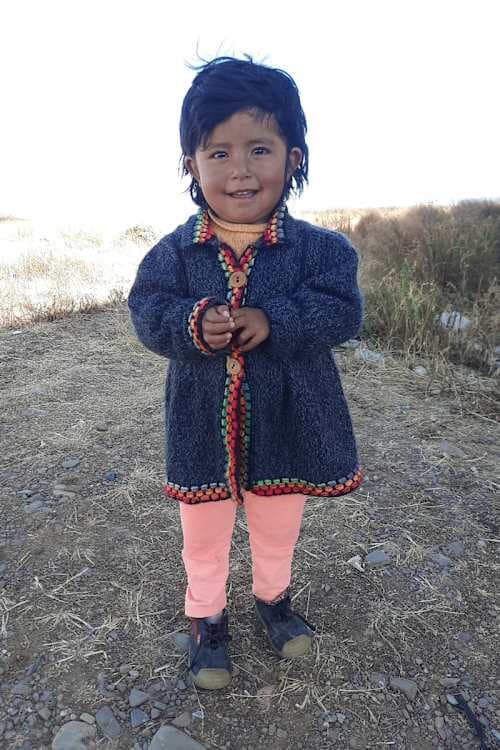 An unsponsored girl named Ailen from Bolivia who has waited 598 days for a sponsor.
