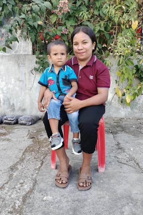 An unsponsored boy named Ian from Indonesia who has waited 564 days for a sponsor.