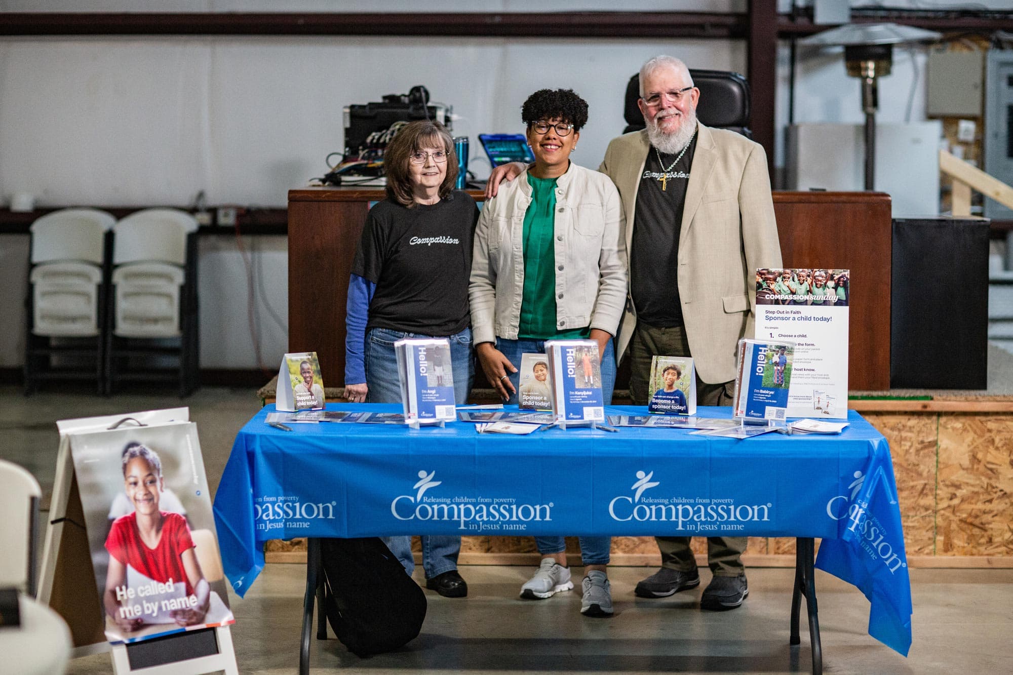 A pastor and his family hosting Compassion Sunday at their church in Ohio