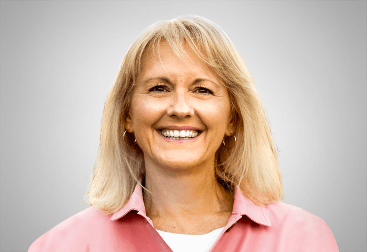 Smiling portrait of Joanna King