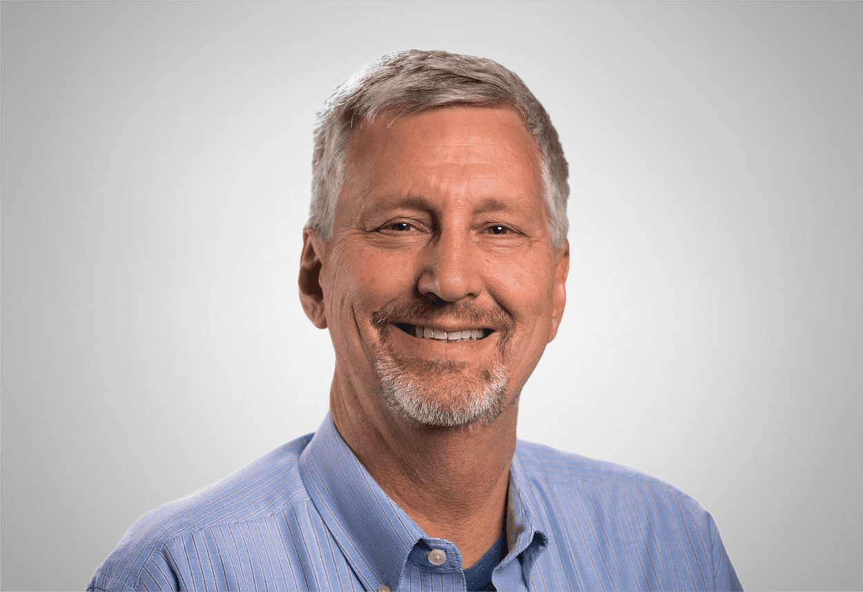 Smiling portrait of James Hansen.