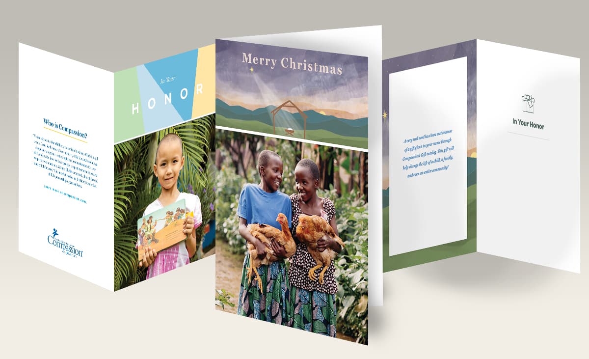 Image of Honor Cards in various formats.