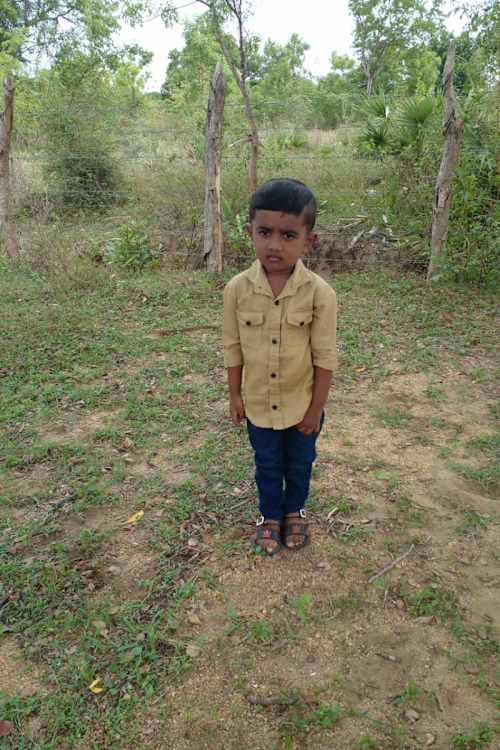 An unsponsored girl named Abilashan from Sri Lanka who has waited 560 days for a sponsor.