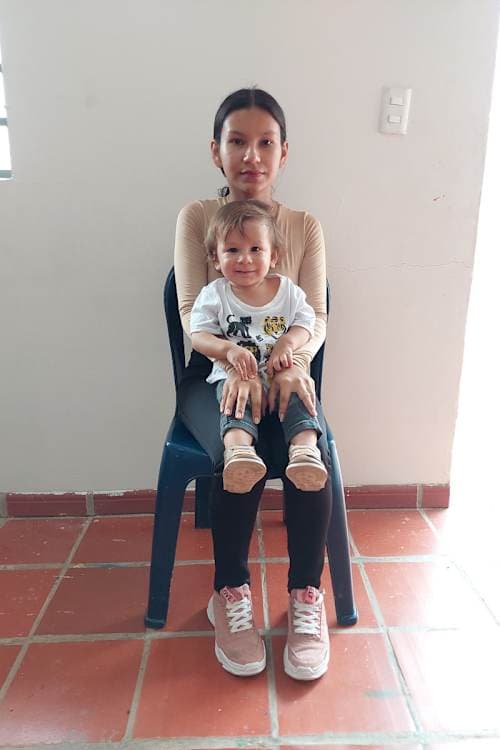 An unsponsored boy named Angel Camilo from Colombia who has waited 631 days for a sponsor.