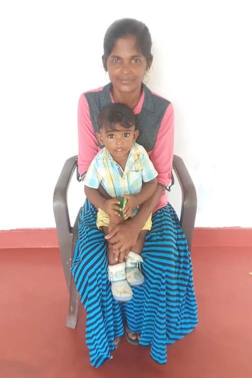 An unsponsored boy named Ashan from Sri Lanka who has waited 593 days for a sponsor.