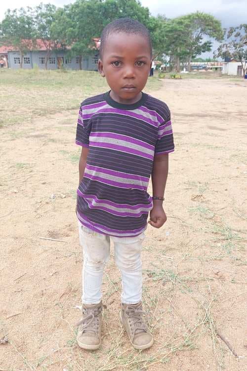 An unsponsored boy named Jackson from Tanzania who lives in an AIDS-affected area, is vulnerable to exploitation and has waited 475 days for a sponsor.