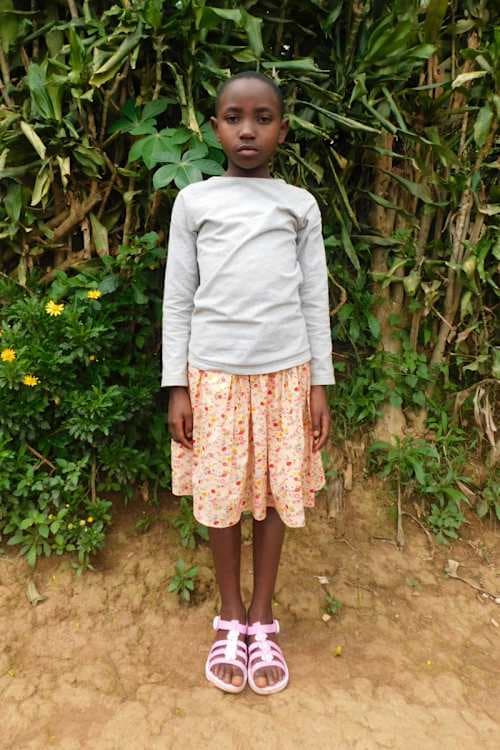 An unsponsored girl named Carine from Rwanda who lives in an AIDS-affected area, is vulnerable to exploitation and has waited 495 days for a sponsor.