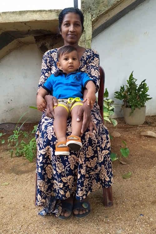 An unsponsored boy named R.D.Kenan from Sri Lanka who has waited 606 days for a sponsor.