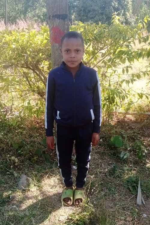 An unsponsored boy named Abuchu from Ethiopia who lives in an AIDS-affected area, is vulnerable to exploitation and has waited 564 days for a sponsor.