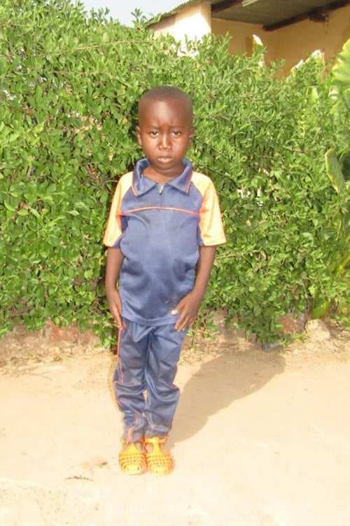 An unsponsored boy named Lanfo from Burkina Faso who lives in an AIDS-affected area, is vulnerable to exploitation and has waited 500 days for a sponsor.