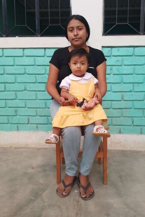 An unsponsored girl named Anthonela from Peru who has waited 546 days for a sponsor.