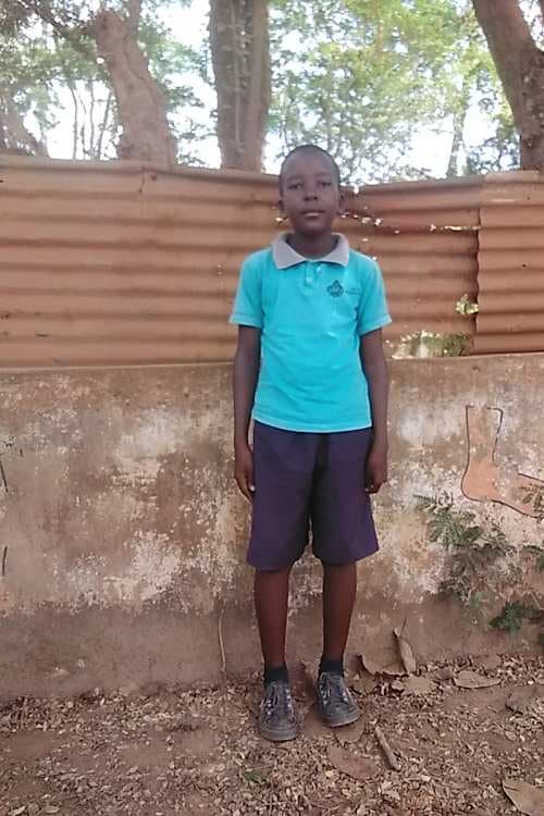 An unsponsored boy named Lucky from Kenya who lives in an AIDS-affected area and has waited 630 days for a sponsor.