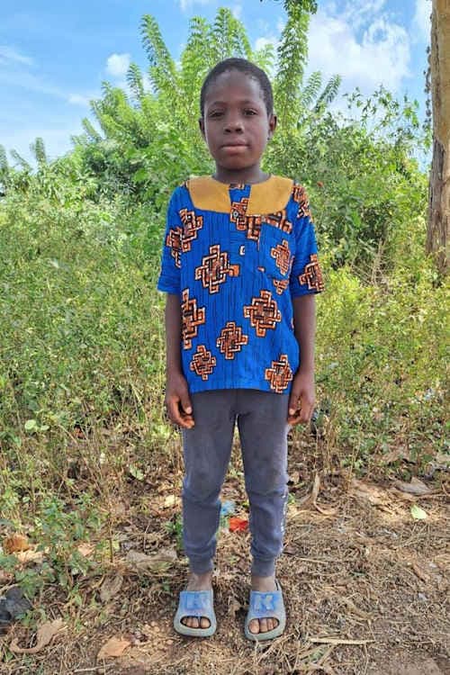 An unsponsored boy named Evans from Togo who lives in an AIDS-affected area, is vulnerable to exploitation and has waited 489 days for a sponsor.