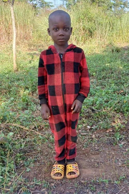 An unsponsored boy named Robert from Togo who lives in an AIDS-affected area, is vulnerable to exploitation and has waited 550 days for a sponsor.