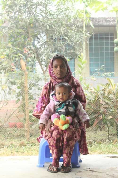 An unsponsored girl named Moni from Bangladesh who is vulnerable to exploitation and has waited 561 days for a sponsor.