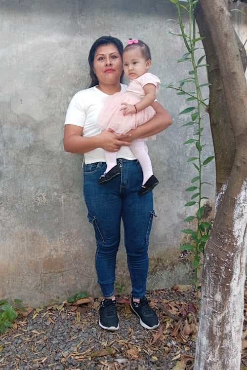 An unsponsored girl named Valentina from El Salvador who has waited 543 days for a sponsor.