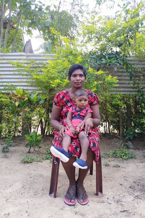 An unsponsored girl named Nirukshana from Sri Lanka who has waited 536 days for a sponsor.