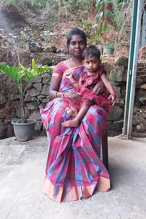 An unsponsored girl named Samiyutha from Sri Lanka who has waited 457 days for a sponsor.