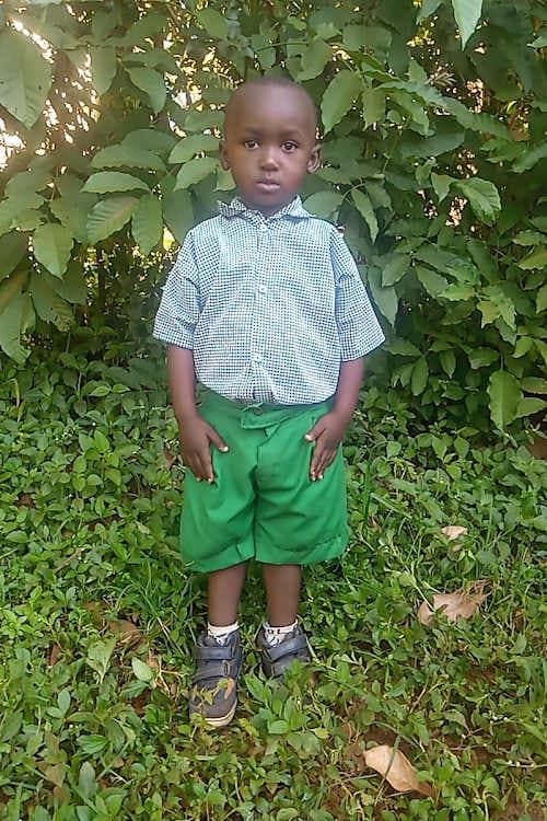 An unsponsored boy named Nathaniel from Kenya who lives in an AIDS-affected area and has waited 550 days for a sponsor.
