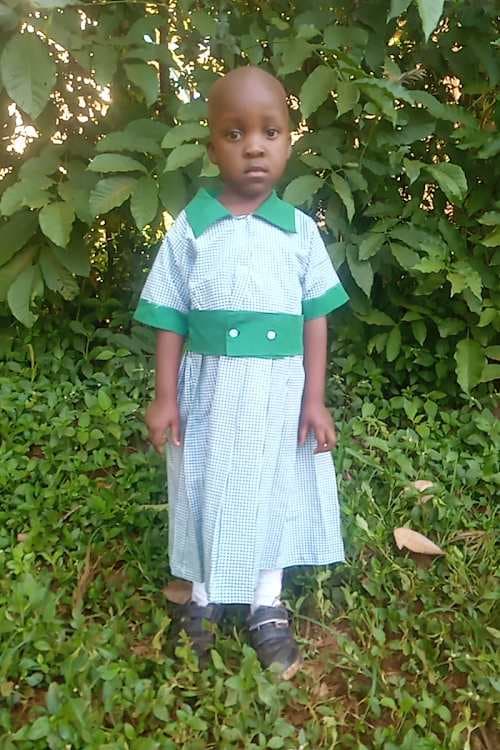 An unsponsored girl named Bridgit from Kenya who lives in an AIDS-affected area and has waited 493 days for a sponsor.