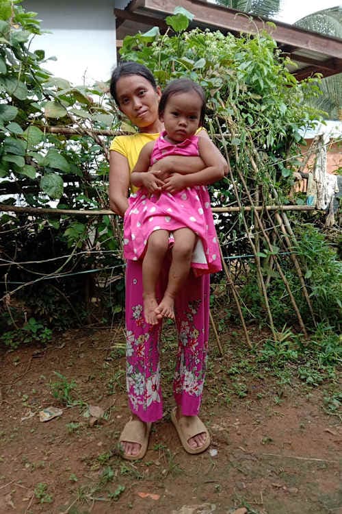 An unsponsored girl named Tresha from Philippines who has waited 476 days for a sponsor.