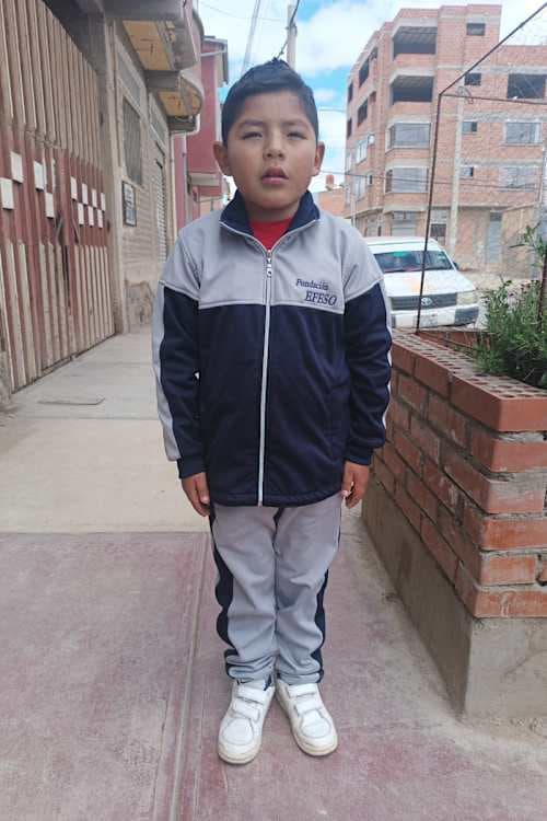 An unsponsored boy named Jose from Bolivia who has waited 538 days for a sponsor.