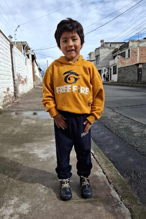 An unsponsored boy named Edwin from Ecuador who has waited 468 days for a sponsor.