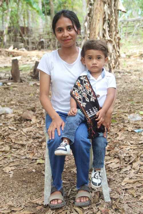 An unsponsored boy named Cio from Indonesia who has waited 452 days for a sponsor.