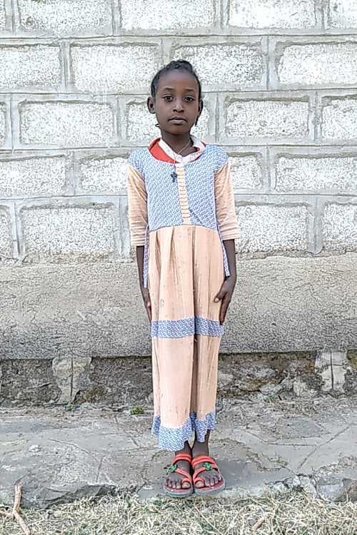 An unsponsored girl named Meseret from Ethiopia who lives in an AIDS-affected area, is vulnerable to exploitation and has waited 487 days for a sponsor.