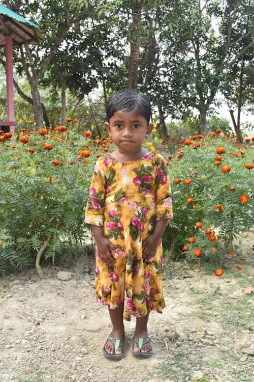 An unsponsored girl named Sharmin from Bangladesh who is vulnerable to exploitation and has waited 560 days for a sponsor.