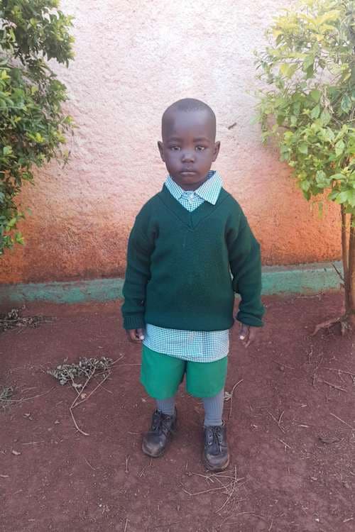 An unsponsored boy named Leonel from Kenya who lives in an AIDS-affected area and has waited 487 days for a sponsor.