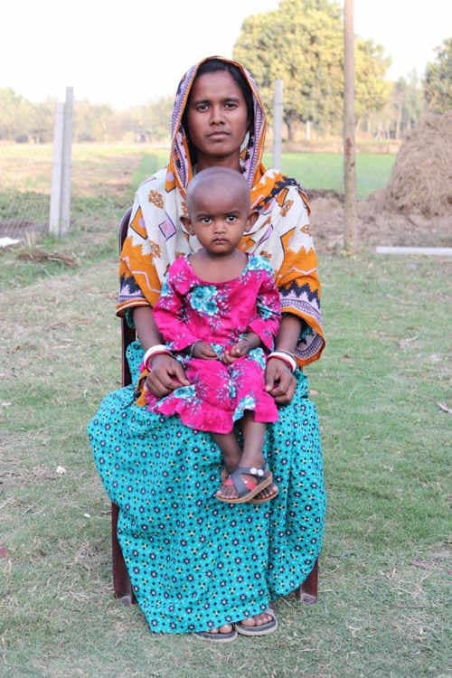 An unsponsored girl named Sneha from Bangladesh who is vulnerable to exploitation and has waited 445 days for a sponsor.