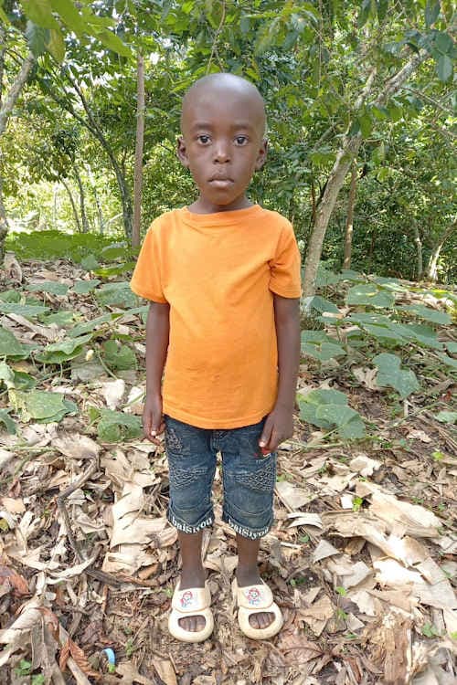 An unsponsored boy named Seba from Rwanda who lives in an AIDS-affected area, is vulnerable to exploitation and has waited 516 days for a sponsor.