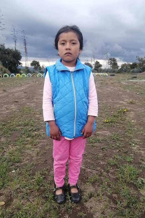An unsponsored girl named Daila from Ecuador who has waited 460 days for a sponsor.