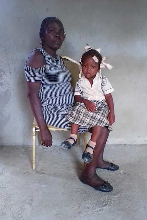 An unsponsored girl named Saskia from Haiti who is vulnerable to exploitation and has waited 526 days for a sponsor.