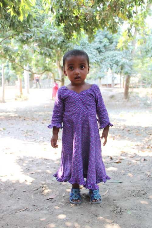 An unsponsored girl named Arpita from Bangladesh who is vulnerable to exploitation and has waited 460 days for a sponsor.