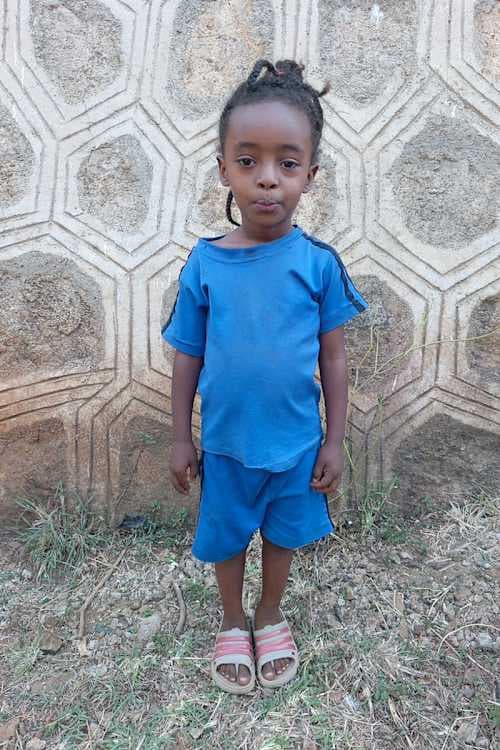 An unsponsored girl named Merone from Ethiopia who lives in an AIDS-affected area, is vulnerable to exploitation and has waited 427 days for a sponsor.