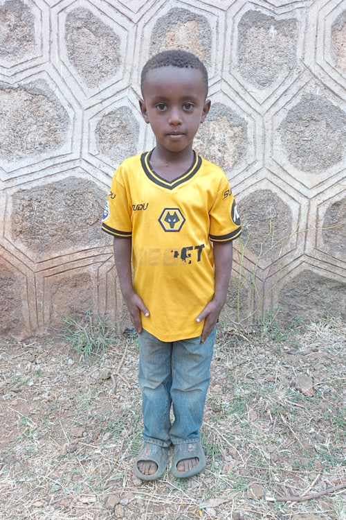 An unsponsored boy named Nafkot from Ethiopia who lives in an AIDS-affected area, is vulnerable to exploitation and has waited 427 days for a sponsor.