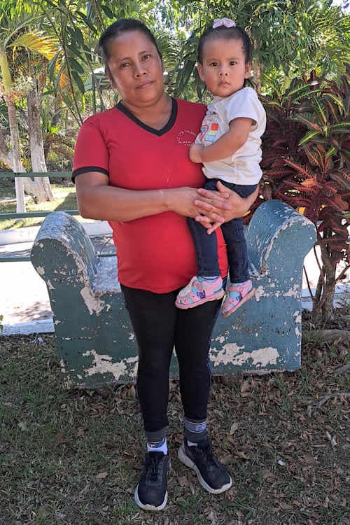 An unsponsored girl named Megan from El Salvador who has waited 502 days for a sponsor.
