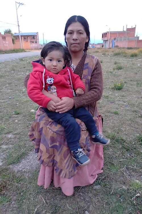 An unsponsored boy named Eider Gael from Bolivia who has waited 498 days for a sponsor.