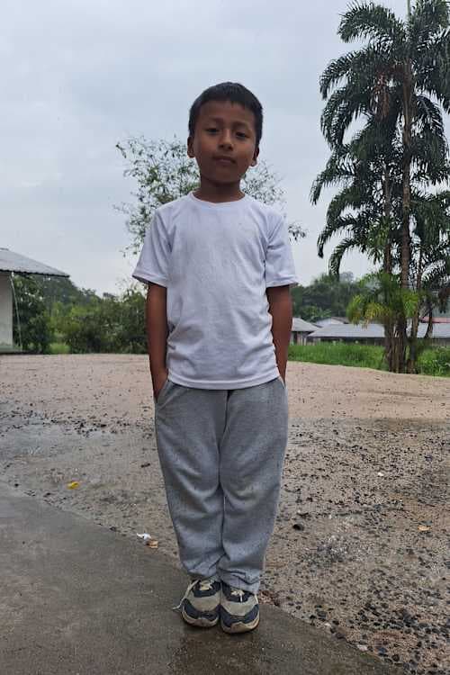 An unsponsored boy named Keyner from Ecuador who has waited 508 days for a sponsor.