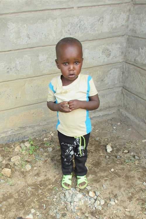 An unsponsored boy named Elijah from Kenya who lives in an AIDS-affected area and has waited 388 days for a sponsor.