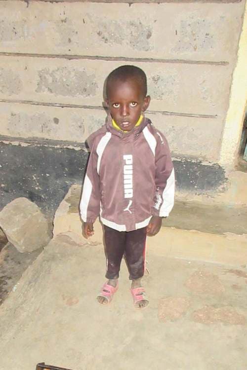 An unsponsored boy named Mutero from Kenya who lives in an AIDS-affected area and has waited 388 days for a sponsor.